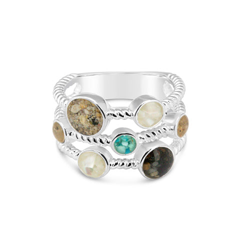 Rope Ring with sand from California